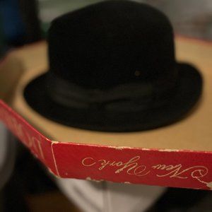 Dobbs ORIGINAL 1950s Parkleigh Gimbels of Fifth Avenue New York mens hat
